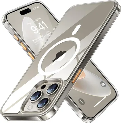 Produktbild von Torras Guardian Magnetic Series für iphone 15 Pro Max Clear Handyhülle