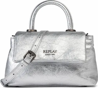 Produktbild von REPLAY Handtasche Umhängetasche Handbag Silver silberfarben