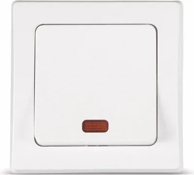 Produktbild von DELPHI Kontroll-Tastereinsatz, 230 V, 10 A, weiß