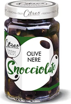 Produktbild von Snocciolate kernlose salzige Oliven 290g - Citres