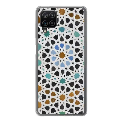 Produktbild von MuchoWow® Handyhülle Schutzhülle Hülle für Samsung Galaxy A12 Ein marokkanisches Mosaikdetail Silikon Softcase Handy Hülle - Bild