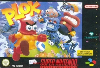 Produktbild von Plok Super Nintendo SNESg Super Nintendo Jump`n Run