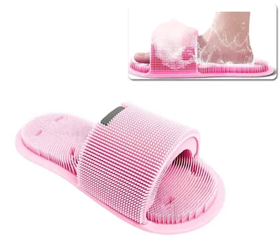 Productafbeelding van Douchevoetschrobber, zachte siliconen voetreiniger met antislip zuignappen