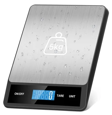 Immagine prodotto di Zivacate, bilancia da cucina digitale, precisione di 1 grammo, capacità 5 kg