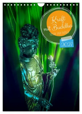 Produktbild von Kraft mit Buddha (Wandkalender 2027 DIN A4 hoch), CALVENDO Monatskalender