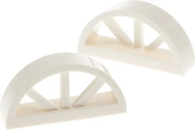 Immagine prodotto di 2x Finestra Lego 1x4x1 2/3 bianca a raggiera 6173064 20309