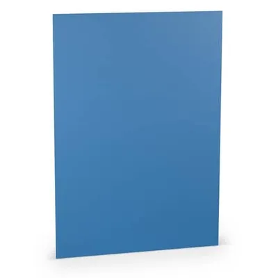 Produktbild von Karton A4 220g/qm VE=5 Blatt Stahlblau