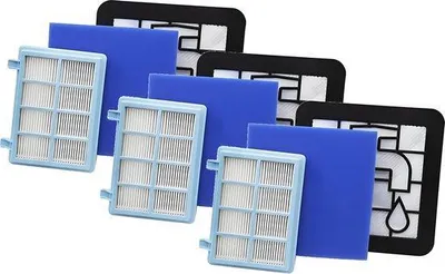 Productafbeelding van 3x Allergy Filter set Philips PowerPro Compact Marathon FC8010/01