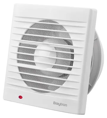 Produktbild von Braytron Badlüfter Wandlüfter WC Küche Ventilator Lüfter Ø100 mm Leise 34dB, 100 m³/h 12W