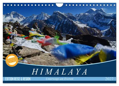 Produktbild von Himalaya (Wandkalender 2027 DIN A4 quer), CALVENDO Monatskalender