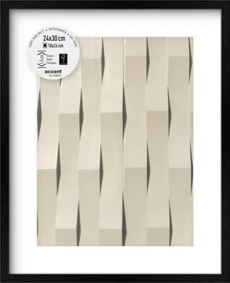 Produktbild von Nielsen Aura schwarz       24x30 Holz inkl. Passepartout  1122000