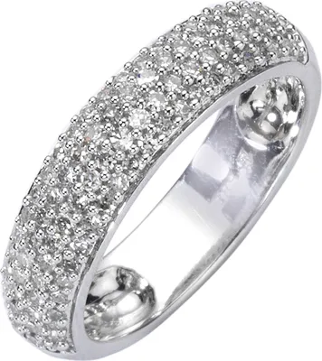 Produktbild von Diamonds by Ellen K. Ring 585/- Gold weiß 017 (53,5) Brillant weiß 317370001-1