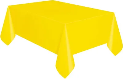 Produktbild von Unique Party 99153, Rechteckig, Gelb, Kunststoff, Tischdecke, 137 x 274 cm, 1 Stück(e)