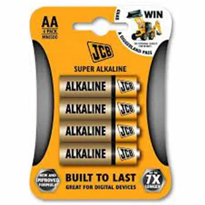 Obrázok produktu pre Batéria JCB LR06/AA SUPER alkalická 4blister