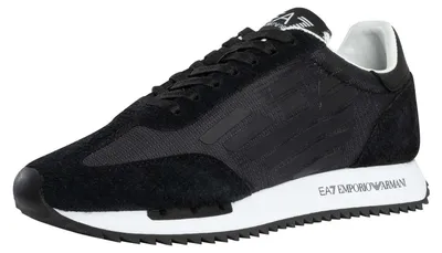 Produktbild von EA7 Mesh-Trainer mit großem Logo, Schwarz 40 EU