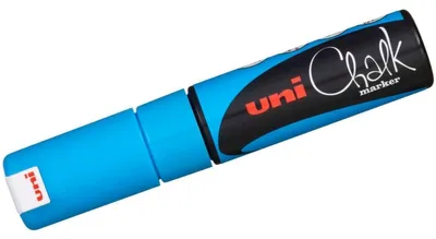 Image de Mitsubishi Marker UNI CHALK MARKER PWE-8K hellblau