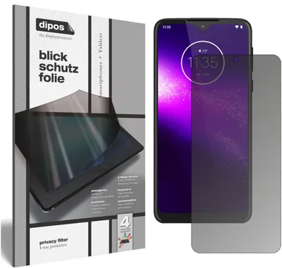 Produktbild von Blickschutzfolie für Motorola One Macro matt Schutzfolie Folie Display Schutz dipos