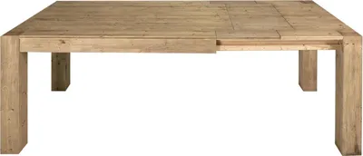 Immagine prodotto di Milani Home - tavolo da pranzo allungabile 160-210-260 x 90 cm, legno abete naturale