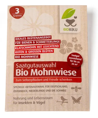 Artikelbild 1 von 'Mohnwiese Klatschmohn (3 g)' aus der Kategorie Mohnsamen