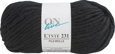 Produktbild von ONline Wolle Filzwolle, Linie 231 Farbe 0010