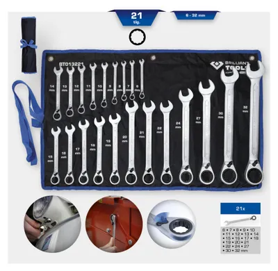 Produktbild von Brilliant Tools BT013221, 5,69 kg, 21 Stück(e)