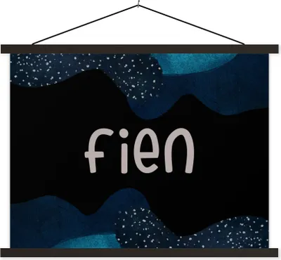 Produktbild von MuchoWow® Textilposter Fien - Pastell - Mädchen 150x113 cm mit schwarzem Rahmen - Wohnzimmer