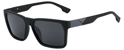 Zdjęcie produktu dla Techsuit Okulary 8500, okulary przeciwsłoneczne TAC UV400, - czarno-szare