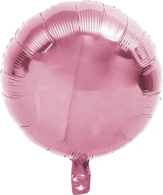 Produktbild von Folienballon rund, Rosa, ca. 45 cm