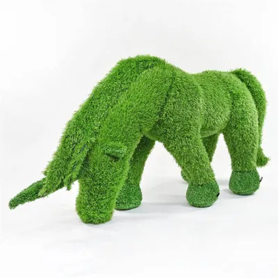 Produktbild von AniPlants, Grasfigur, "Einhorn", klein, Gartendeko, 46cm