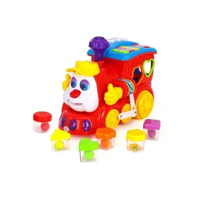 Obrázok produktu pre HUILE TOYS Multifunkčná lokomotíva s magickými kockami HOLA