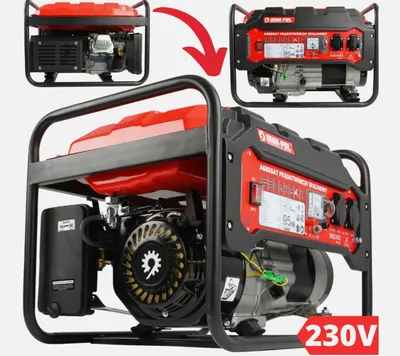 Produktbild von Stromgenerator 230V Benzin Stromaggregat Notstromaggregat Leise Stromerzeuger