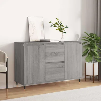 Produktbild von vidaXL Sideboard Grau Sonoma 101,5x35x70 cm Holzwerkstoff