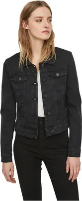 Produktbild von Noisy May Jeansjacke Damen NMDebra Black Wash Denim Jacket schwarz L