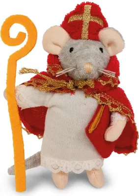 Produktbild von Het Muizenhuis Kuscheltier Sankt Nikolaus - Plüschmaus Sam und Julia
