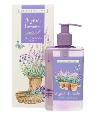 Produktbild von Heathcote & Ivory, English Lavender, Flüssigseife für Körper und Hände, 250 ml