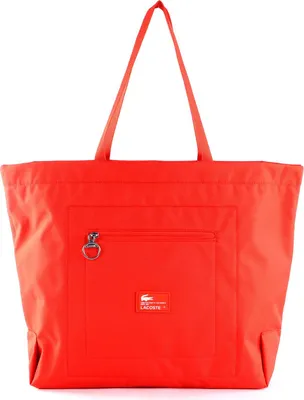 Image de LACOSTE sac à épaule sac shopper Shopping Bag Pasteque rouge clair