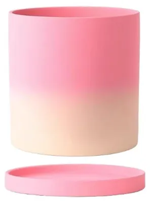 Obrázek produktu pro Keramický květináč pro venkovní použití, barva růžová