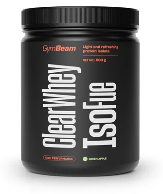Produktbild von GymBeam - Clear Whey IsoFue, 500 g, grüner Apfel