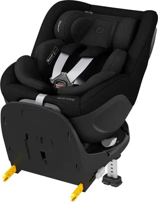 Produktbild von Maxi-Cosi Mica 360 Pro i-Size Kinderautositz, 0- 4 Jahren, Easy-in-Gurt, G-CELL und drehbarer ISOFIX Basis, SlideTech-Technologie, Authentic Black