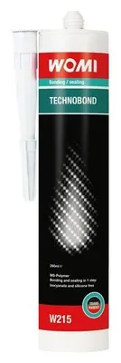 Productafbeelding van Womi 5570215: Afdichtingsmiddel, 290 ml, transparante afdichtingsmassa, maximale temperatuur: 100°C
