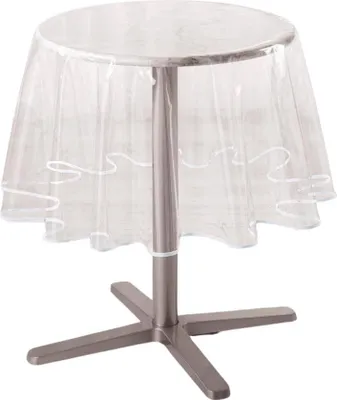 Obrázek produktu pro Voskovaný ubrus, transparentní Ø 180 cm