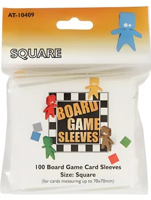 Produktbild von Kartenspiel-Hülle, quadratisch (100 Stück, 69 x 69 mm)