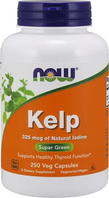 Immagine prodotto di Kelp 325 mcg 250 Capsule Vegetali Now Foods