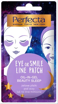 Obrázek produktu pro Perfecta Eye or Smile Line Patch Żelowe płatki pod oczy lub na linie mimiczne, 2 sztuki