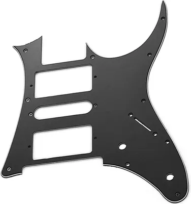 Zdjęcie produktu dla Pre -Wired Pickguard E Guitar Pick Guards E Guitars, PVC Scratch Guard w przystępnej cenie sprawia, że jest to najlepszy wybór (BLACK)