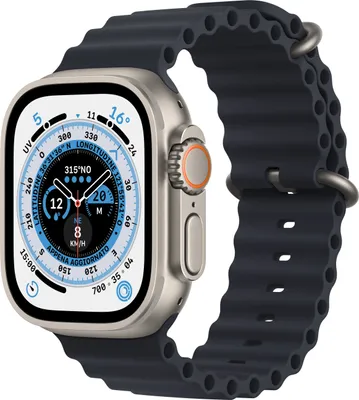 Produktbild von Apple Watch Ultra OLED 49 mm Digital 410 x 502 Pixel Touchscreen 4G Titan WLAN GPS