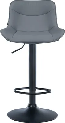 Produktbild von Barhocker HLO-CP302 Kunstleder schwarz  grau