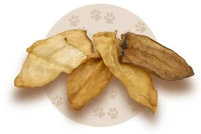 Produktbild von WTS Hundesnack - Kalbsohren/Rinderohren ohne Muschel