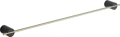 Produktbild von Mexen Aron Handtuchhalter, Schwarz/Gold - 7088124-57