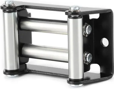 Zdjęcie produktu dla Wytrzymała rolka wyciągarki z ocynkowanym prowadzeniem liny, rozstaw otworów 110 mm/4,3 cala, solidna konstrukcja